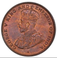 1925香港一仙PCGSMS65RB亞軍分