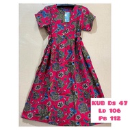 (COD) Daster Kencana Ungu Chibi Tali Pinggang Terbaru Label Biru LD 106cm