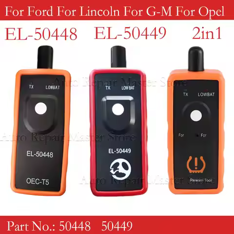 Car Tire Pressure Monitor EL-50448 2IN1 For G-M/Ope EL-50449 For Ford/Lincoln EL50448 TPMS OEC-T5 EL