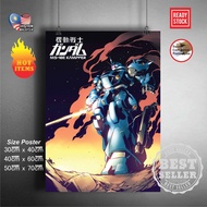 (Ready Stock) Mobile suit Gundam 144 RX-78-2 / RX78-2 / RX78 2 Gundam wall poster sticker deco poste