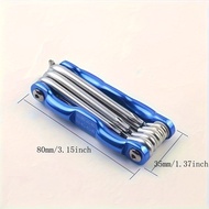 7PCS Folding Allen Wrench Set Metric/SAE/Torx Allen Key Set for Basic Home Repair