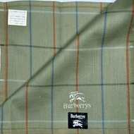Burberry 棕色格紋復古手帕 17.5 x 17 英吋