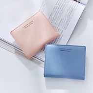 dompet wanita dompet Dompet kecil Jepun ultra-nipis dua kali ganda wanita