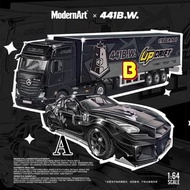 ModernArt & 441B.W 1:64合金模型！新2款441B.W.漂移熊Drift Bear塗装預售中。禮盒包装，截單日期5月7星期四。