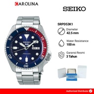 ⭐ JAM TANGAN PRIA ELEGAN | JAM TANGAN PRIA SEIKO 5 SPORTS SRPD53K1 AUTOMATIC BLUE DIAL "PEPSI" BEZEL