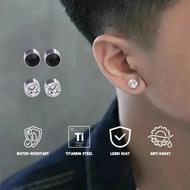 Men's Magnetic Gemstone Earrings Non-Piercing Diamond Magnetic Earrings