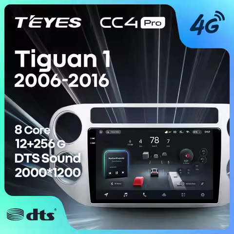 TEYES CC4 PRO For Volkswagen Tiguan 1 NF 2006 - 2016 CarPlay Android Auto 2DIN Autoradio Radio Multi