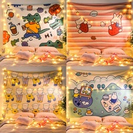 Live Stream Background, Dormitory Renovation, Room Decoration, Wall Cloth, Bedside Tap
