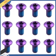 SEV 12Pcs Bolany Chainring Bolts Anti-rust Fade-less Bike Parts Bike Crank Fixing Bolt Kit for Bicycle