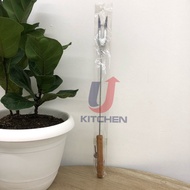 Stainless Steel BBQ Skewer / Barbecue Stick 19"