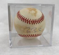 (記得小舖)MLB 舊金山巨人 傳奇球星 BB爺 Barry Bonds 親筆簽名實戰球 無認證 富收藏性 台灣現貨