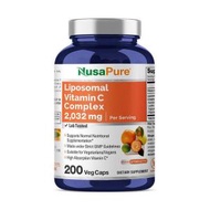 NusaPure - Nusapure Liposomal Vitamin C 特級脂質體維他命C複合配方2032毫克,200粒膠囊 (參考日期：11/2026)