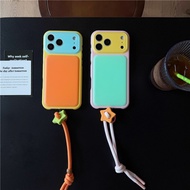 iPhone 17 Pro max Contrasting colors Pattern TPU Material IMD process phone case