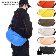 SUNWISH STORE SWS-F211 Fashion Colorful Young Man Oxford Big Size Shoulder Bag Lightweight Trendy Sling Bag Satchel