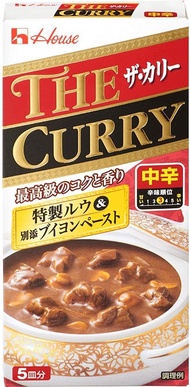 Japanese Curry House The Curry Medium Spicy 140g 4pcs