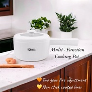 BSBOSS Multi Cooker Non Stick Ceramic Coating Mini Electric Multi Function Cooker 2L