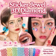 MINISO MATA BALIminiso | 3D Diamond Jewel Beaded Sticker/ BINTANG Eye Makeup Sticker/ Diamond Eye St
