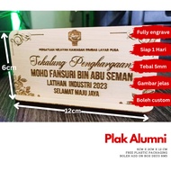 [1 HARI] Cenderahati Alumni | Peserta | Membership | Dinner Ukir Kayu - 3D Wood Engrave Wedding Door