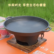 Dapur Besi Tuang Grill Arang BBQ Grill Arang BBQ Periuk BBQ Dapur BBQ Tanpa Asap Dapur BBQ Luaran Da