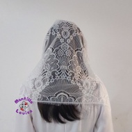 Mantilla Catholic Church Mass Veil INFINITY Lace Veil - ST.Sophia