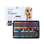 Rex TT Giorgione heavy color oil painting stick super soft iron box set 24/36/48 color Macaron Moran