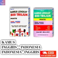 Pocket Dictionary/Complete Dictionary English Indonesia - Indonesia English 800 Trillion/K E