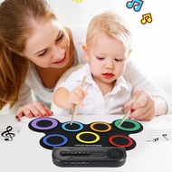 Portable Drum Percussion Drum Set Hand Roll Desktop Beginner Electronic Drum Percussion Instrument
