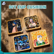 SG Stock Diy homemade mosaic coaster Handmade Class material package Cultural Creative Painting Mosa