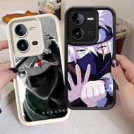G-14 Naruto Kakashi Casing for VIVO Y28 Y28s V25 V25E Y17S Black and white
