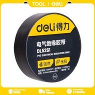 Deli Insulating Tape 0.13mmx18mmx10M Roll PVC Electrical Insulation Tape Fire Retardant Lead-Free
