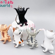 GANTUNGAN Cute Dancing Cat Keychain Dancing Cat Keychain Bag Keychain