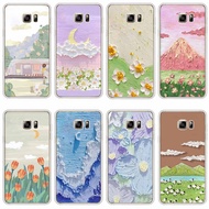 Samsung Galaxy note 4 5 8 Case TPU Soft Silicon Protecitve Shell Phone casing Cover