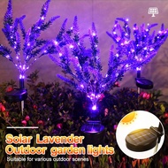 Solar Lavender light outdoor waterproof Solar Garden light Solar Lamp Outdoor Garden Fence Yard Balc