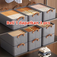 Tempat Penyimpanan Storage Box Organizer Bag Kotak Penyimpanan Box Baju Kotak Serbaguna Multifungsi