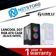 LIAN LI LANCOOL 207 RGB ATX CASE - (BLACK | WHITE)