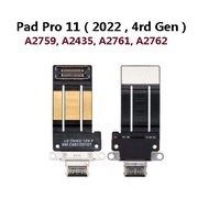 Pad Pro 11 4rd 2022 ( A2759 , A2435 , A2761 , A2762 ) USB Data Charging Port Plug in Charger Flex Ca