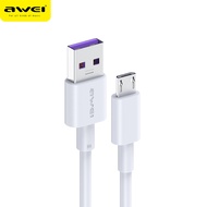 Awei CL-77T PD 40W 5.0A สายชาร์จเร็ว Cables TPE Type-C Micro to USB A สายโทรศัพท์สายชาร์จ 1M สำหรับ 