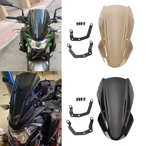 For Kawasaki Z650 Z 650 2017 2018 2019 Windscreen Windshield Motorcycle Wind Deflector