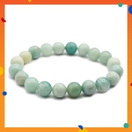 Natural Amazonite Crystal Bracelet Round