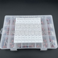 392 Square 382 Round Fuse Tube 250V Slow Break T0.5A-10A 24 Types Each Type Each 10 Pieces 240PCS