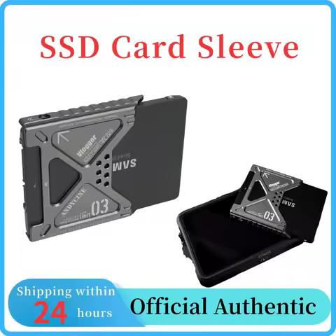 VLOGGER Lunch Box III Magnalium Case to Atomos NINJA V/ NINJA V+ Attachment 2.5 inch SSD Card Sleeve