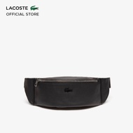 Lacoste Men's Chantaco Rigid Leather Belt Waist Bag - Lifestyle ( Black ) - NH2816CE