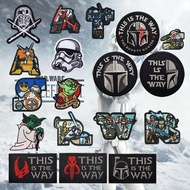 Spot goods clothing embroidery stickers Arm stickers Clothing VelcroCuff VelcroHot Sale Star Wars Th