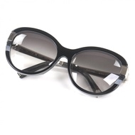 LOUIS VUITTON) 2022 Z0489E Petit Spouss 貓眼閃光太陽眼鏡，黑色和銀色，56□17-135，成色極佳，配有示範鏡片、防塵袋和眼鏡盒，意大利​​製造，男士款