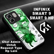 HP Glossy glitter Softcase for type INFINIX SMART 9/INFINIX SMART 9 HD Anime Motif/case infinix smar