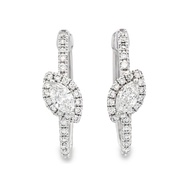Top Cash Jewellery 10K Lab Grown Diamond Loop Earrings