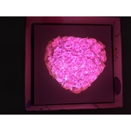 3D rose heart transparent soap