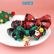 ปลอกคอสัตว์เลี้ยง PETLOVE คริสต์มาส ปลอกคอน้องหมา ปลอกคอน้องแมว