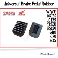 Brake Pedal Rubber- Y15ZR / Y16 / Ex5 / Kriss / Wave 125 / Lc135 /RS150 / GBO /C70 / etc Getah Brake Pedal