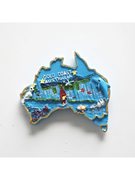 1個澳大利亞紀念冰箱磁鐵,包括考拉、袋鼠、墨爾本、悉尼歌劇院、澳大利亞地圖、黃金海岸,非常適合作為禮物或旅行回憶